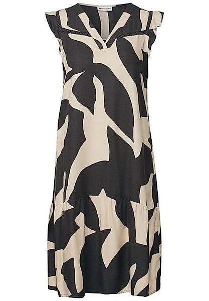 STREET ONE Midikleid – Ärmelloses Sommerkleid mit All-Over-Print günstig online kaufen
