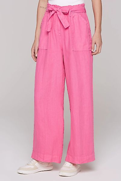 SOCCX Leinenhose, mit aufgesetzten Taschen vorne günstig online kaufen