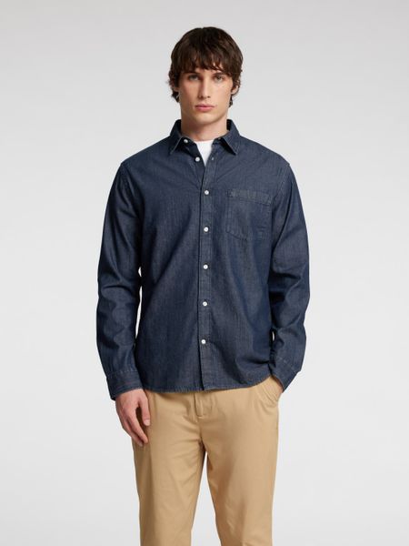 Selected Langarmhemd SLHREGCARLO DENIM LS SHIRT günstig online kaufen