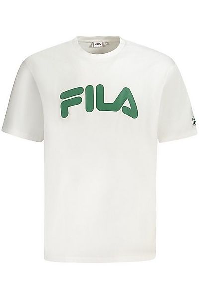 Fila T-Shirt Weißes Herren T-Shirt mit grünem Druck - Lässige günstig online kaufen