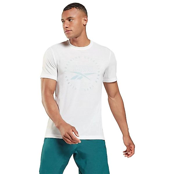 Reebok Graphic Series Training Speedwick Kurzärmeliges T-shirt S White günstig online kaufen