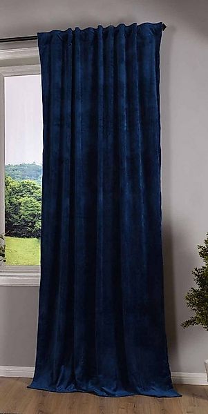 Gardinenbox Vorhang (1 St), verdecketeSchlaufen, verdunkelnd, Samt, Verdunk günstig online kaufen