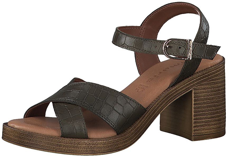 Tamaris 1-28022-42 712 Olive Struct. Sandale günstig online kaufen