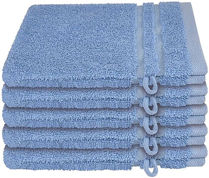 Schiesser Waschhandschuh »Milano im 5er Set«, (5 St., 5er Set Waschlappen 1 günstig online kaufen