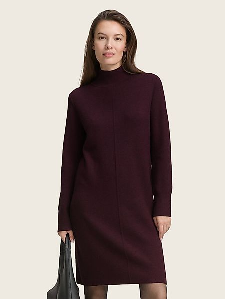 TOM TAILOR Sommerkleid Strickkleid mit Stehkragen günstig online kaufen