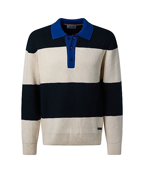 Pierre Cardin Strickpullover, mit Polokragen günstig online kaufen
