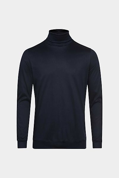 Rollkragenshirt aus Schweizer Baumwolljersey günstig online kaufen