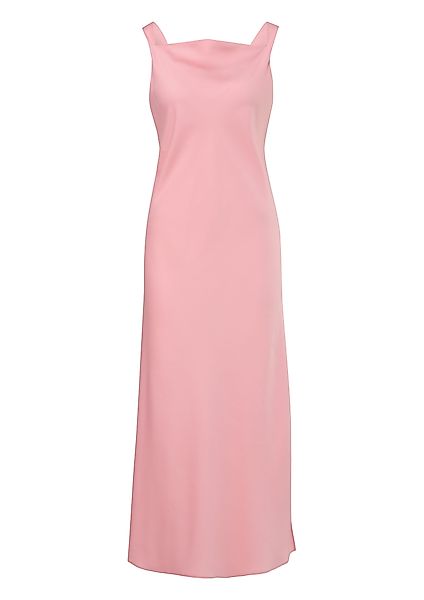 Comma Maxikleid Satinkleid mit Wasserfall-Ausschnitt günstig online kaufen