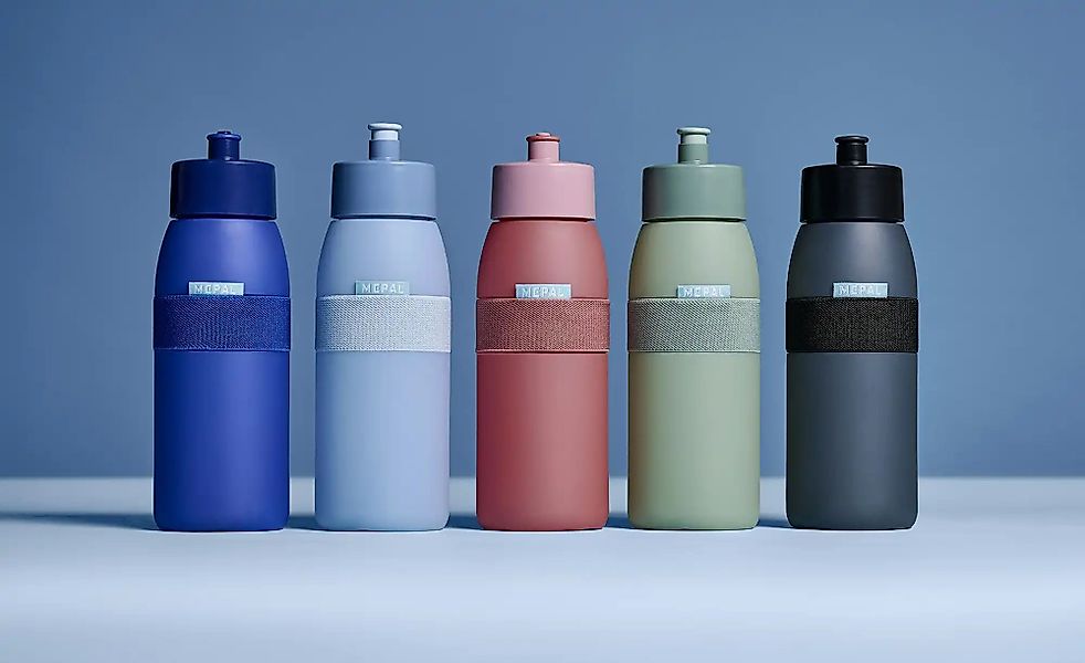 Mepal Sporttrinkflasche  Ellipse ¦ schwarz ¦ Kunststoff ¦ Maße (cm): B: 7,5 günstig online kaufen