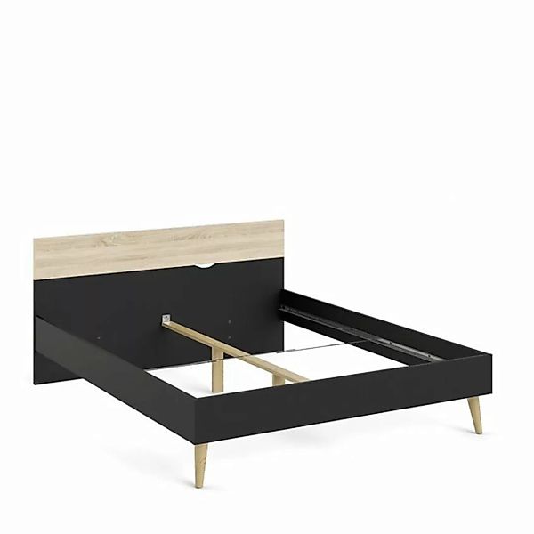 ebuy24 Bett Napoli Bett Doppelbett 160x200 cm, mattschwarz,eic (1-tlg) günstig online kaufen