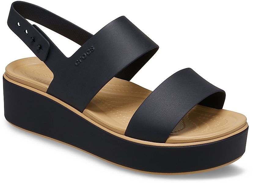 Crocs Brooklyn Matte Wrap Low Wedge Plateausandale Sommerschuh, Sandalette, günstig online kaufen
