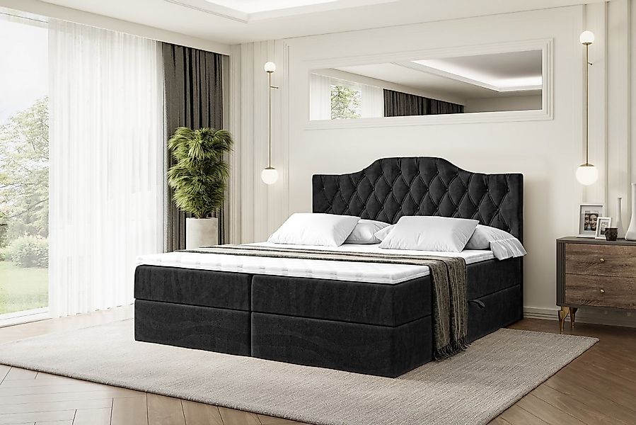 ALTDECOR Boxbett VILA-1 (Multipocket-Matratze H4, H3 Matratze Bonellfederun günstig online kaufen