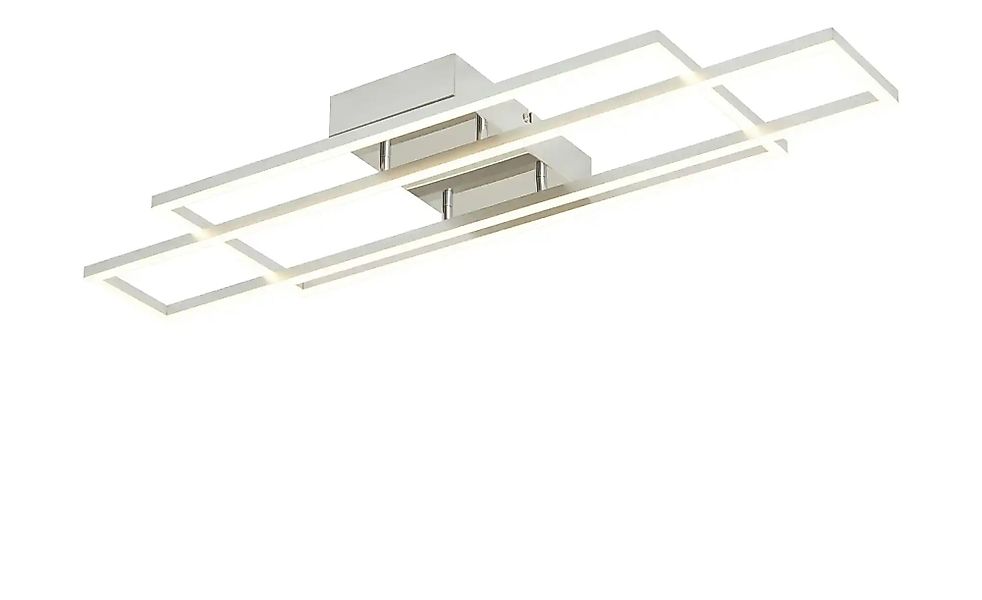 Meisterleuchten LED-Deckenleuchte, Alu-matt ¦ Maße (cm): B: 76,5 H: 7 T: 21 günstig online kaufen