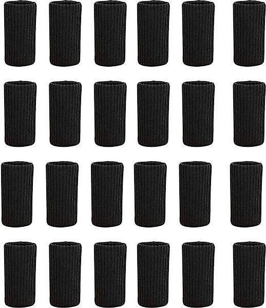 FELIXLEO Stuhlsocke 24 Stuhlsocken Stuhlbeinschoner Elastisch Schwarz Fußbo günstig online kaufen