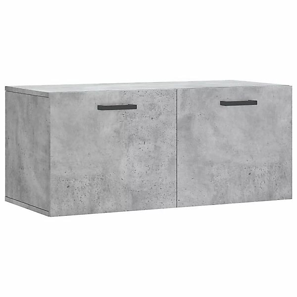 vidaXL Hängeschrank Wandschrank Betongrau 80x36,5x35 cm günstig online kaufen