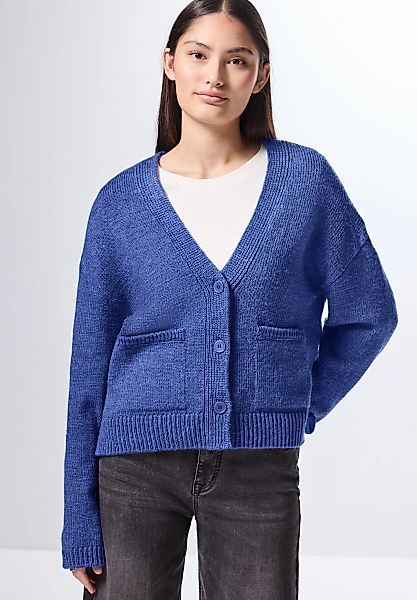 STREET ONE STUDIO Cardigan, mit V-Ausschnitt günstig online kaufen