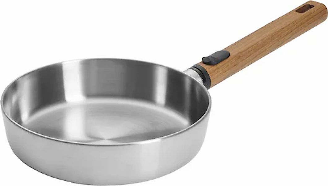 WOLL Bratpfanne »Logic Steel« Edelstahl 18/10 1 Stk. tlg. 5-Schicht-Aufbau günstig online kaufen