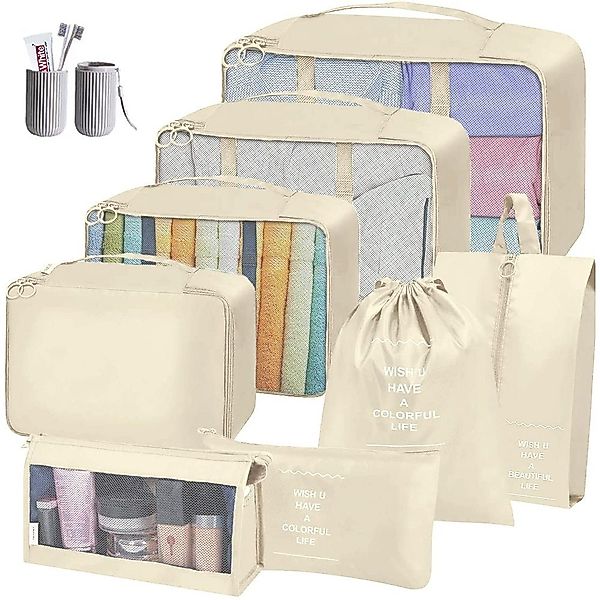 zggzerg Aufbewahrungsbox 9 Teilige Koffer Organizer, günstig online kaufen
