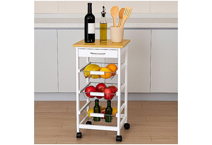 HTI-Living Servierwagen Servierwagen Small Blanca, (Stück, 1 St., 1 Servier günstig online kaufen