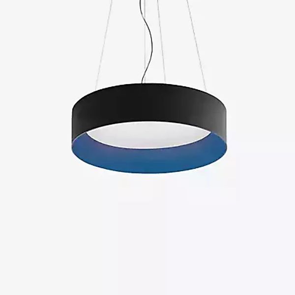 Artemide Tagora Pendelleuchte LED, schwarz/blau - ø97 cm günstig online kaufen