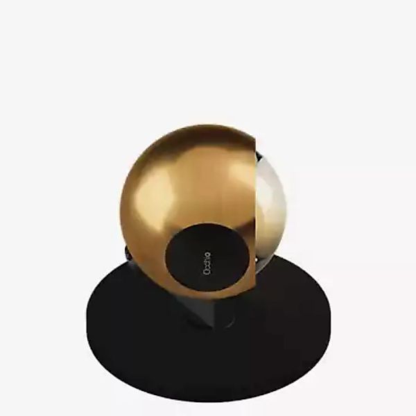 Occhio Io Basso C Tischleuchte LED, Kopf bronze/Abdeckung schwarz matt/Body günstig online kaufen