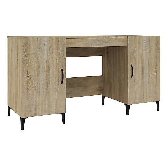 vidaXL Schreibtisch Schreibtisch Sonoma-Eiche 140x50x75 cm Holzwerkstoff günstig online kaufen