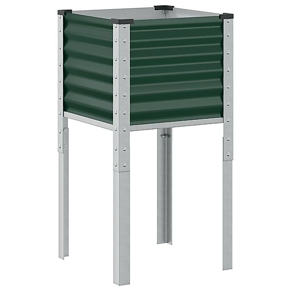 vidaXL Blumentopf Pflanzkübel Grün 45x45x88 cm günstig online kaufen