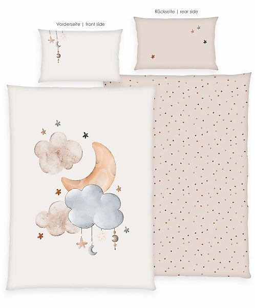 Baby Best Babybettwäsche "BabyBest Moon and Stars" 2 Stk. tlg. günstig online kaufen