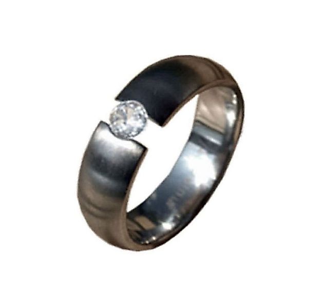 Vivance Fingerring Titanium Spannring mit Zirkonia, aus Titan mit Zirkonia günstig online kaufen