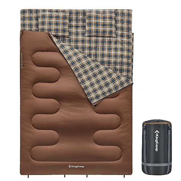 KingCamp Doppeldeckenschlafsack Deckenschlafsack Snowflake 300D 2 günstig online kaufen