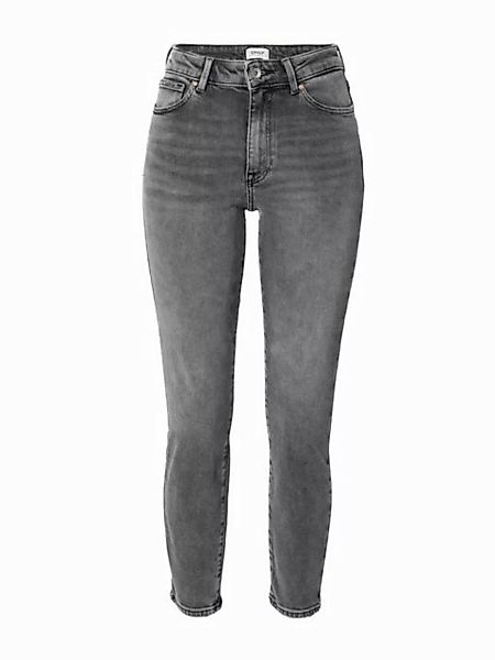 Only Damen Jeans ONLEMILY CRO614 - Straight Fit - Grau - Dark Grey Denim günstig online kaufen