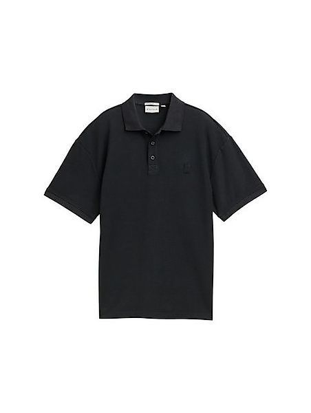 TOM TAILOR Poloshirt Oversize Poloshirt mit Logo Badge günstig online kaufen