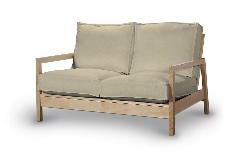 Bezug für Lillberg 2-Sitzer Sofa, olivgrün-creme, Sofahusse, Lillberg 2-Sit günstig online kaufen