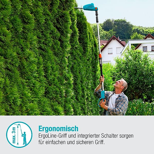 GARDENA Akku-Heckenschere Akku-Teleskop-Heckenschere THS 42/18V P4A günstig online kaufen