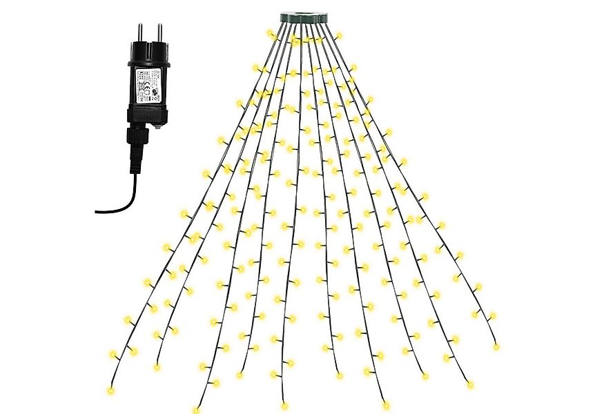 Clanmacy LED-Lichterkette 280 LED Lichterkette Partybeleuchtung Außen 2.8m günstig online kaufen