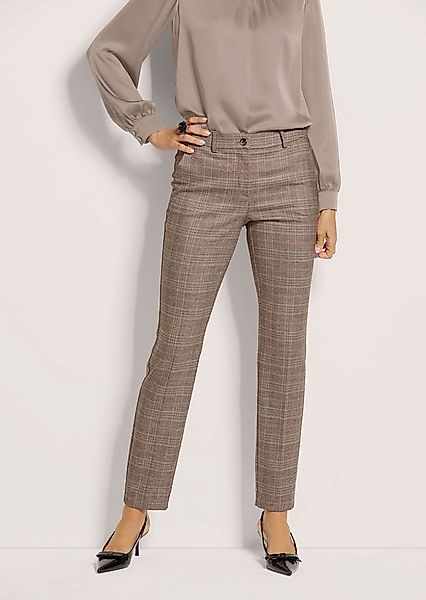 MADELEINE Stoffhose Glencheck-Hose mit Stretch Elegante Hose in schmalem Sc günstig online kaufen