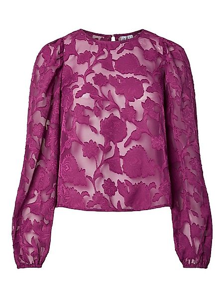 pieces Spitzenbluse PCNEA LS LACE TOP WVN FSY PP günstig online kaufen