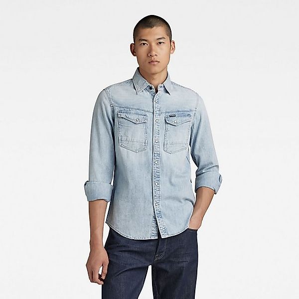 G-Star Raw  Hemdbluse D23616-D252 SLIM DENIM-G342 SUN FADED BLUE MIST günstig online kaufen