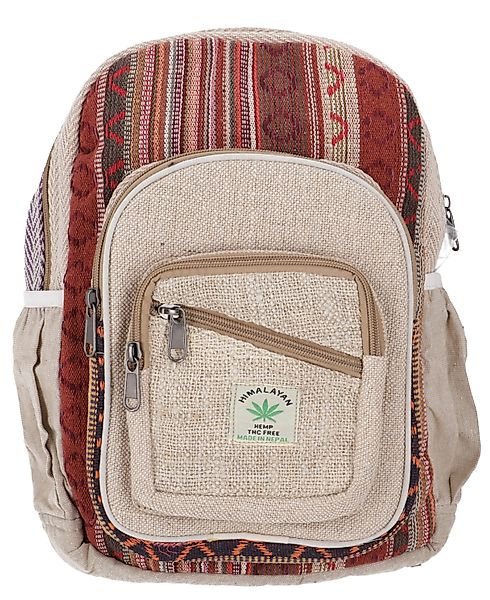 Guru-Shop Freizeitrucksack Bunter Ethno Hanf Rucksack günstig online kaufen