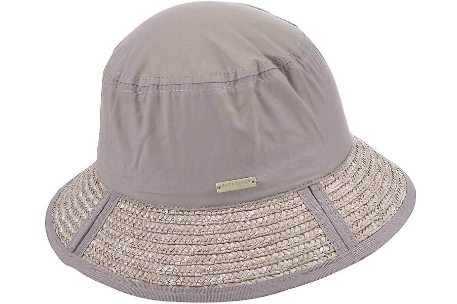 Seeberger Sonnenhut Strohborte Fischerhut mit Stoffkopf günstig online kaufen