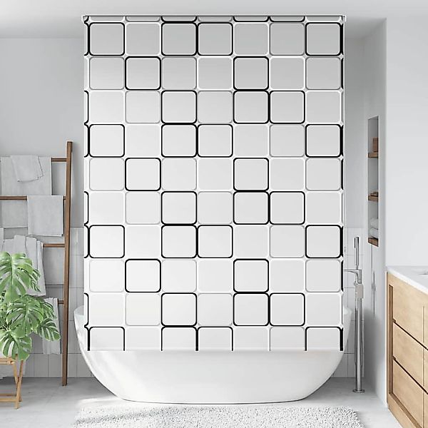 vidaXL Duschrollo, Duschrollo 150x240 cm Stoffbreite günstig online kaufen