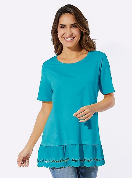 Sieh an! T-Shirt Longshirt Kurzarm günstig online kaufen