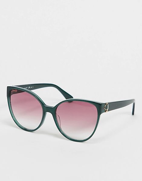 Kate Spade – Primrose – Oversize-Sonnenbrille-Grün günstig online kaufen