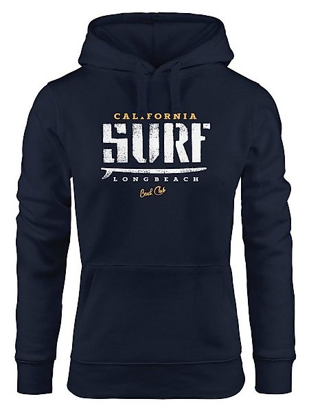 Neverless Hoodie Hoodie Damen Surf-Brett Design Kapuzen-Pullover Neverless® günstig online kaufen