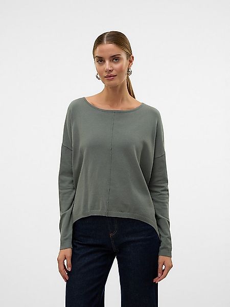 Vero Moda Rundhalspullover VMBREEZE AURA LS ZIPPER BLOUSE NOOS günstig online kaufen