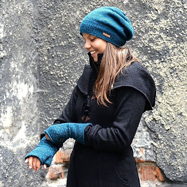 McRon Beanie Wollmütze Modell Lizzy gefüttert mit Fleece, hoher Schurwollan günstig online kaufen