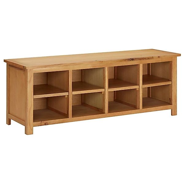 vidaXL Schuhregal 114x37x45 cm Massivholz Eiche 327436 günstig online kaufen