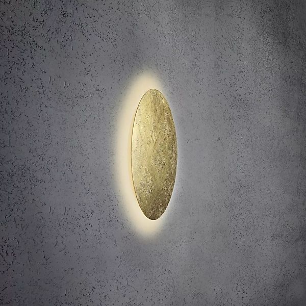 Escale Blade LED-Wandleuchte, Blattgold, Ø 44 cm günstig online kaufen