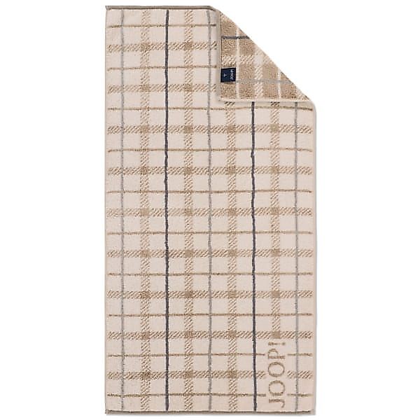 JOOP! Handtücher Contour Checked 1715 - Farbe: Creme - 37 - Handtuch 50x100 günstig online kaufen