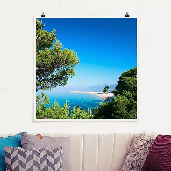 Poster - Quadrat Hidden Paradise günstig online kaufen